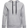 Under Armour UA Rival Fleece HB Hoodie for Women Steel Medium Heather/Black